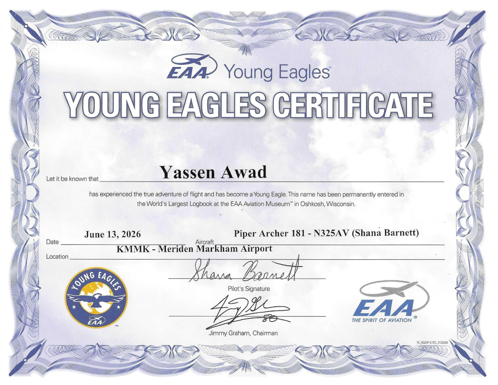 EAA Certificate